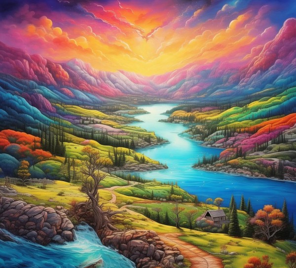 心灵画卷，我的风景线之旅,心灵画卷，我的风景线之旅,未来,欢乐,乡村,第1张