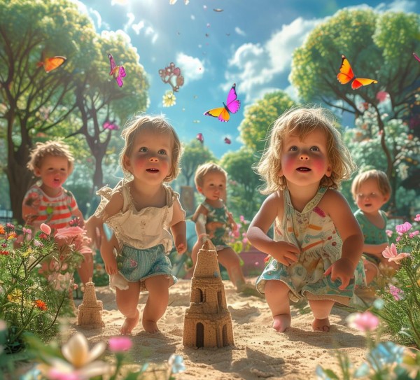 童真画卷，幼儿世界中的纯美瞬间,童真画卷，幼儿世界中的纯美瞬间,未来,画卷,诗意,第1张