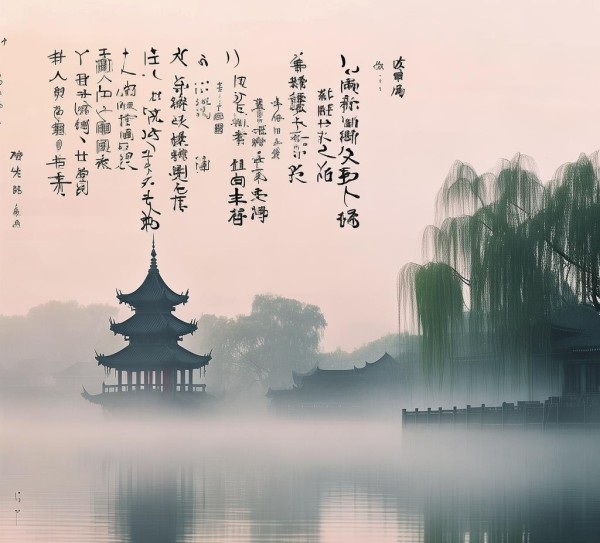 西湖烟雨，诗意杭州——描绘杭州风情的佳句集锦,西湖烟雨，诗意杭州——描绘杭州风情的佳句集锦,画卷,诗意,第1张