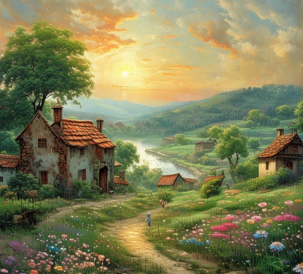诗意画卷，故乡的美丽印象,诗意画卷，故乡的美丽印象,画卷,诗篇,第1张