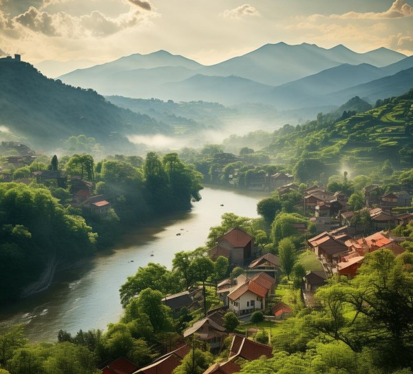 家乡画卷，永恒的美丽风景,家乡画卷，永恒的美丽风景,画卷,周末,第1张