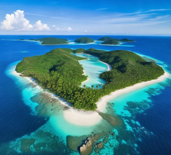 南海明珠，南沙群岛的绚丽海岛风情画卷,南海明珠，南沙群岛的绚丽海岛风情画卷,画卷,风景线,第1张