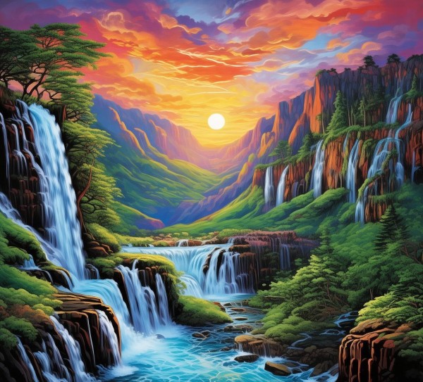青春视角下的自然奇观，高二生笔下的心灵画卷,青春视角下的自然奇观，高二生笔下的心灵画卷,未来,画卷,光影,第1张