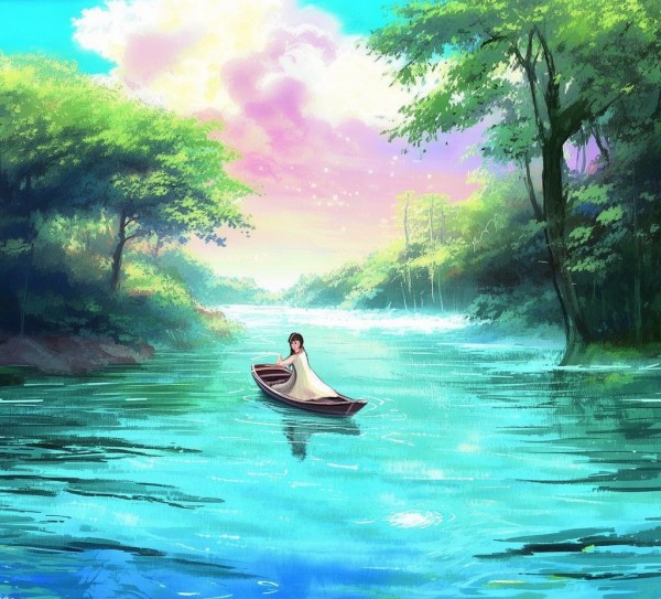 夏日水韵画卷,夏日水韵画卷,画卷,金黄,天籁,第1张