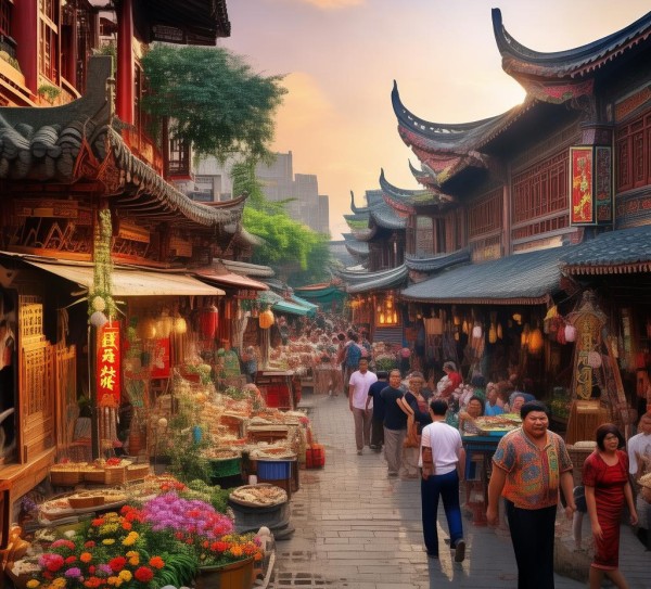 淄博风情，魅力无限,淄博风情，魅力无限,未来,金黄,历史遗迹,第1张