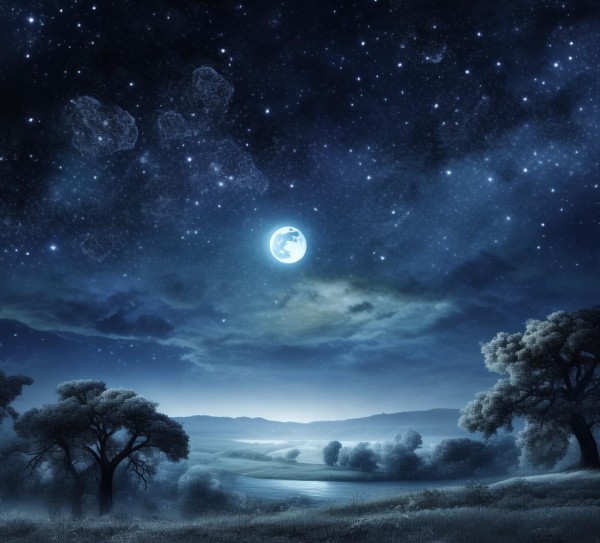 星辰夜语，浪漫诗意漫天飞,星辰夜语，浪漫诗意漫天飞,画卷,诗篇,瞬间点亮,第1张