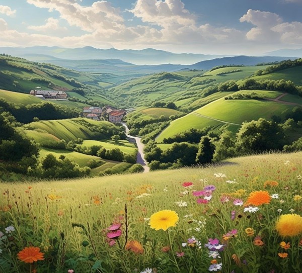 乡村之旅，难忘的风景之旅,乡村之旅，难忘的风景之旅,画卷,人间仙境,乡村,第1张