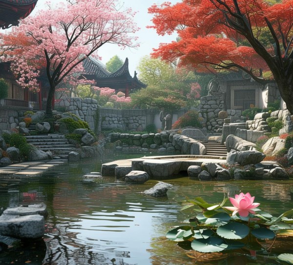 四季诗韵庭院漫步记,四季诗韵庭院漫步记,诗意,和谐,美好回忆,第1张