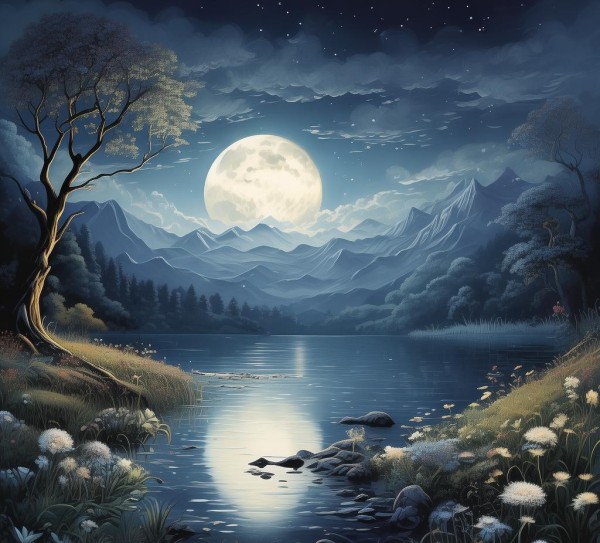 月下静谧，十句描绘月光之美的诗行,月下静谧，十句描绘月光之美的诗行,和谐,态度,第1张